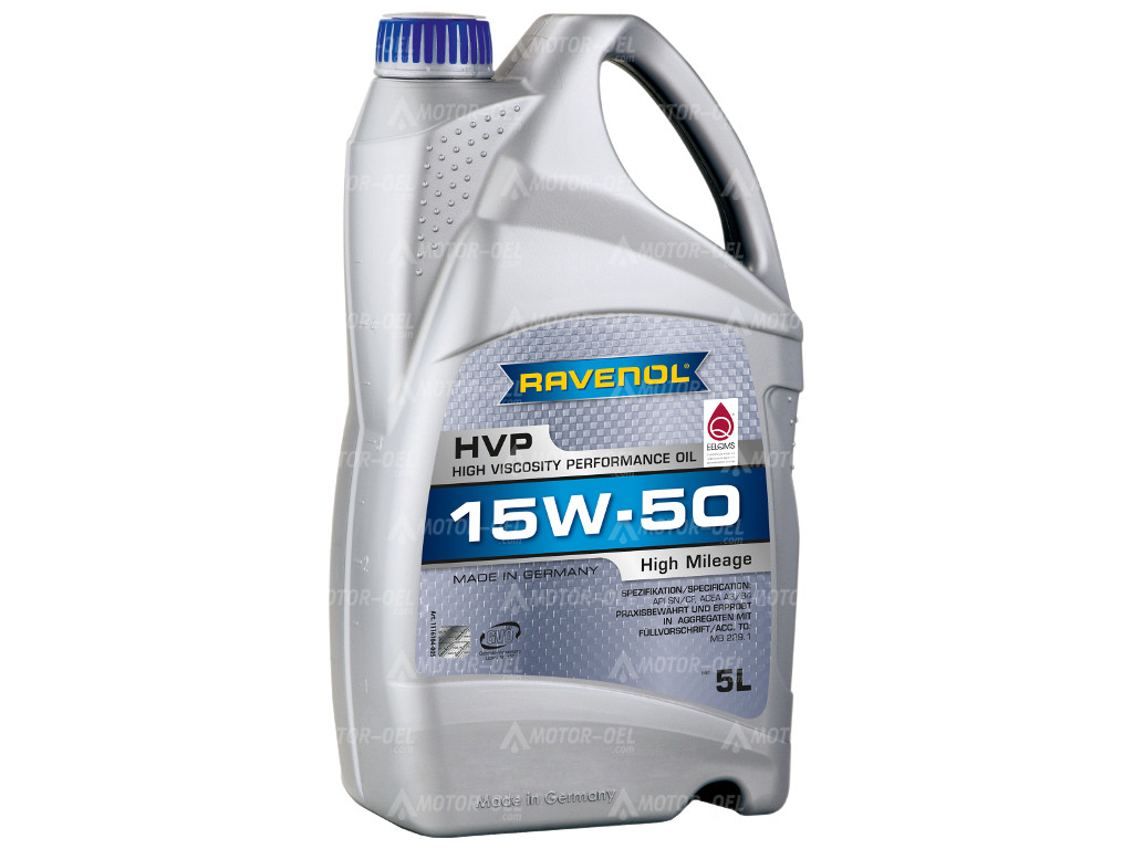 RAVENOL HVP High Viscosity Performance Oil SAE 15W-50 5  Ltr. RAVENOL HVP High Viscosity Performance Oil SAE 15W-50 5  Ltr.