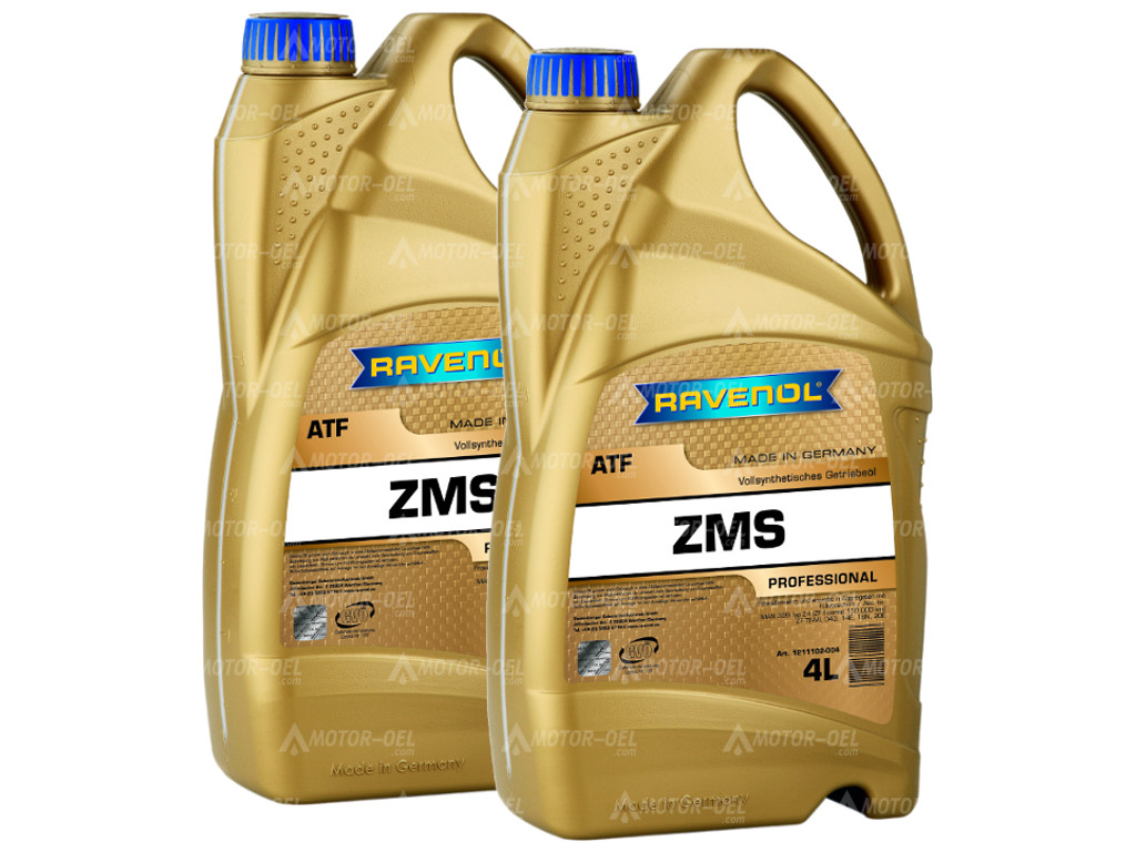 RAVENOL ATF ZMS 8 Liter (2x4L) Getriebeöl für Automatikgetriebe, 1211102