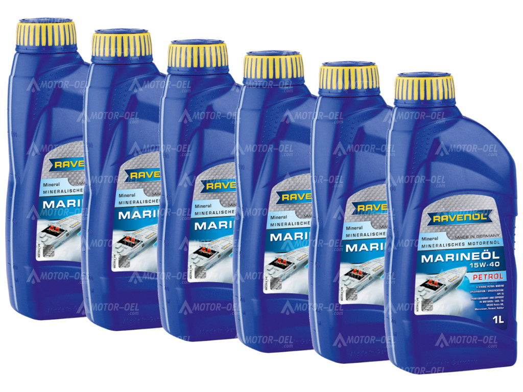RAVENOL MARINEOIL PETROL SAE 15W-40 6 (6x1) Ltr.