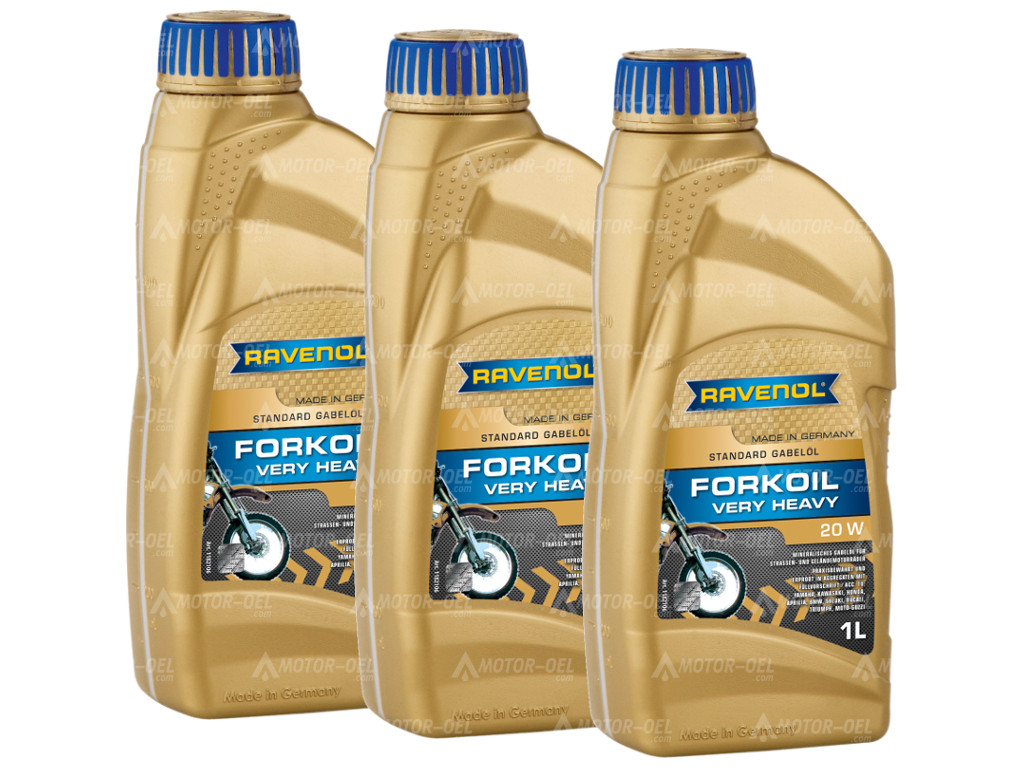 RAVENOL  Fork Oil Very Heavy 20W 3 (3x1) Ltr. RAVENOL  Fork Oil Very Heavy 20W 3 (3x1) Ltr.
