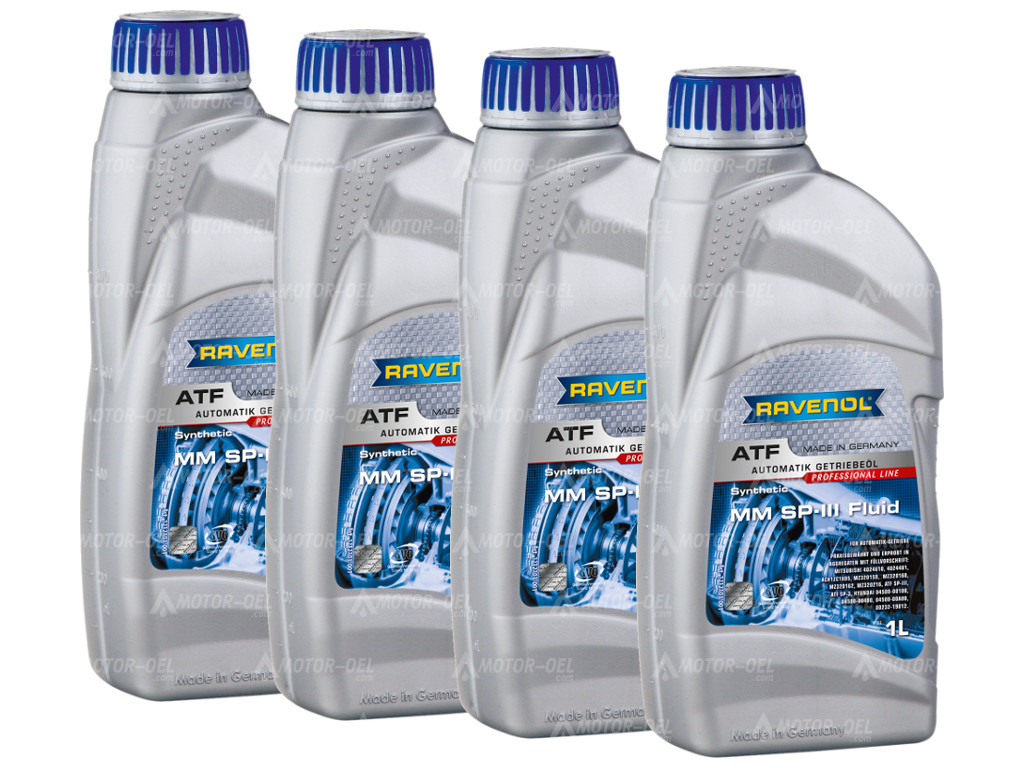 RAVENOL ATF MM SP-III Fluid 4 (4x1) Ltr. RAVENOL ATF MM SP-III Fluid 4 (4x1) Ltr.