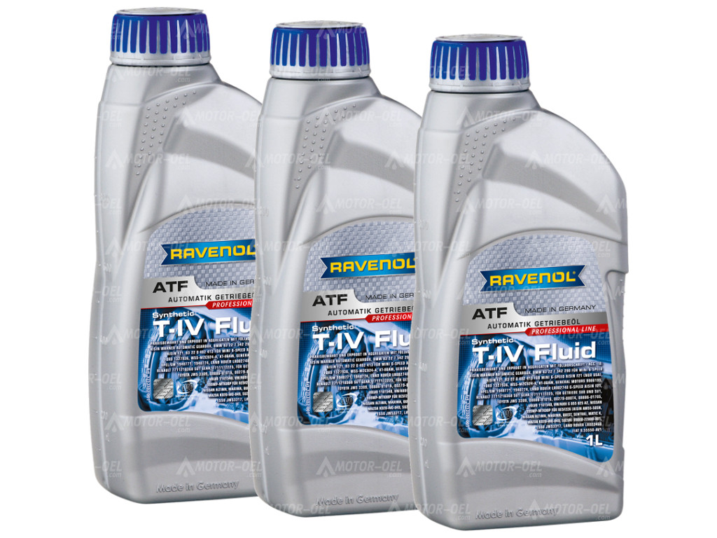 RAVENOL ATF T-IV Fluid 3 Liter (3x1L), 1212102 RAVENOL ATF T-IV Fluid 3 Liter (3x1L), 1212102