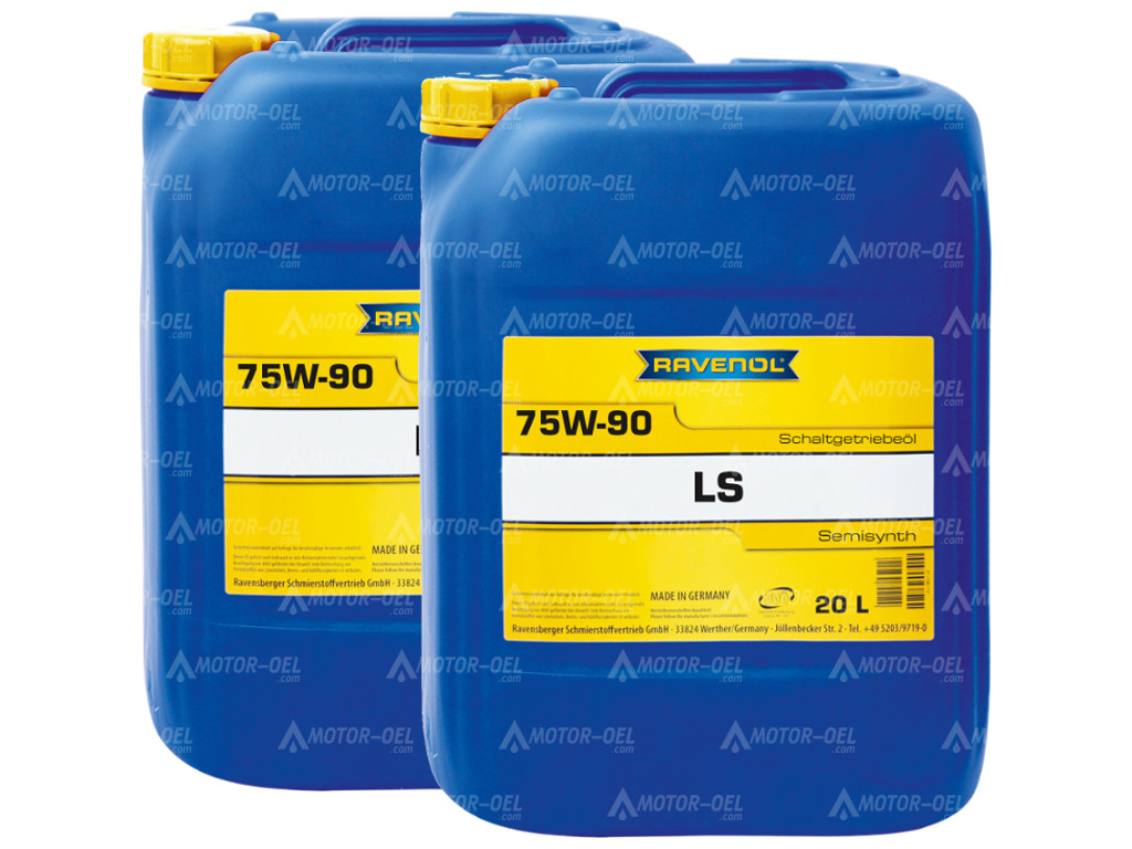 RAVENOL Getriebeoel LS SAE 75W-90, 40 (2x20) Ltr.