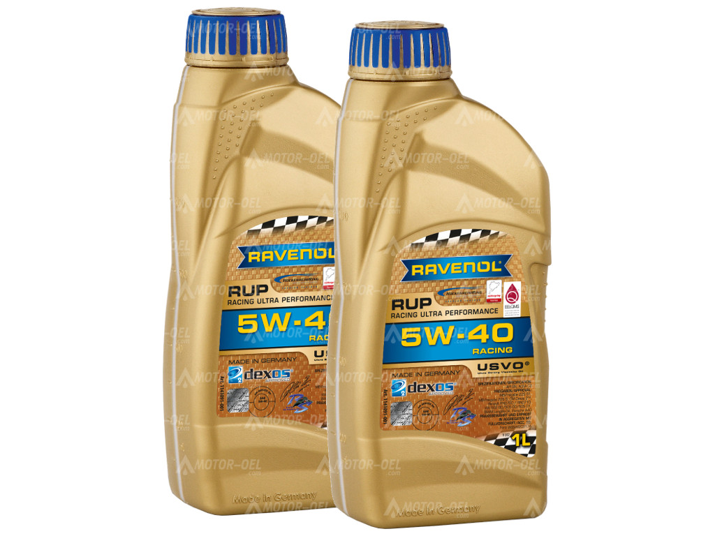 RAVENOL RUP Racing Ultra Performance SAE 5W-40, 2 Liter (2x1L), 1141091