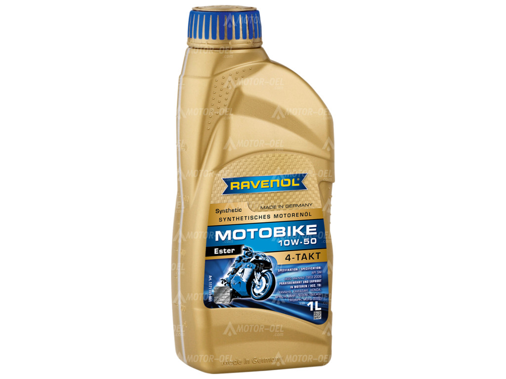 RAVENOL Motobike 4-T Ester SAE 10W-50 1 Ltr.