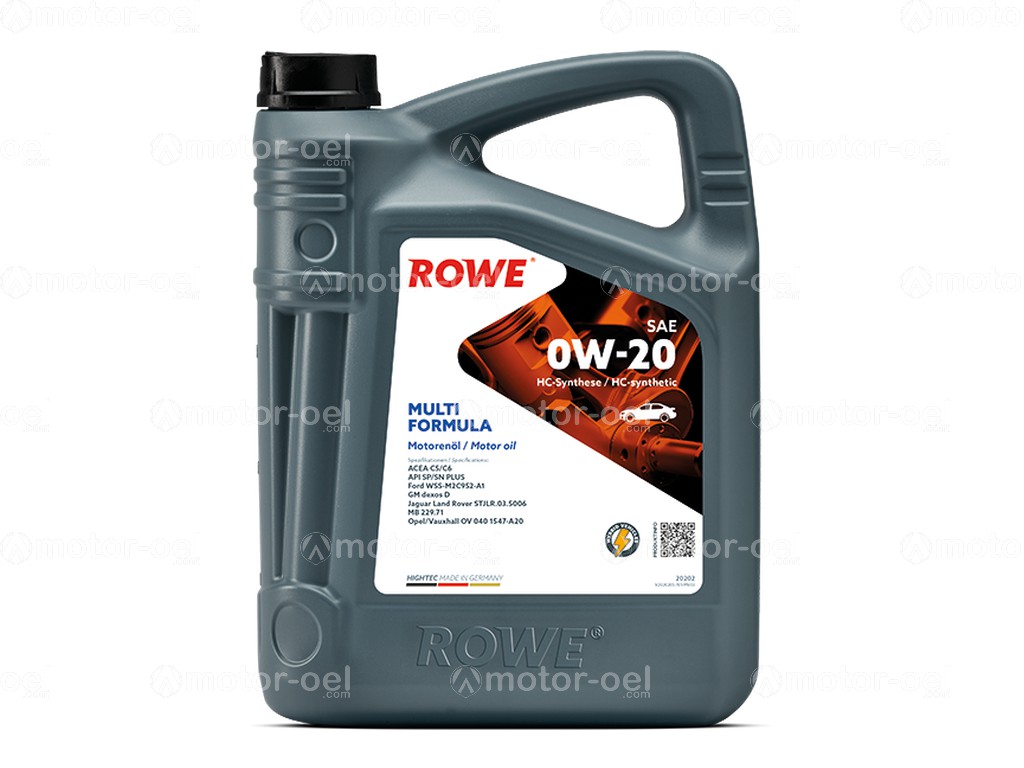 5 Liter ROWE HIGHTEC MULTI FORMULA SAE 0W-20, 20202