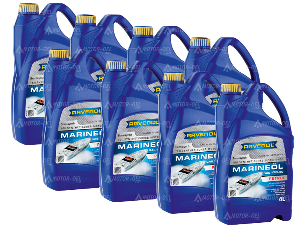 RAVENOL MARINEOIL PETROL SAE 10W-40 32 (8x4) Ltr. RAVENOL MARINEOIL PETROL SAE 10W-40 32 (8x4) Ltr.