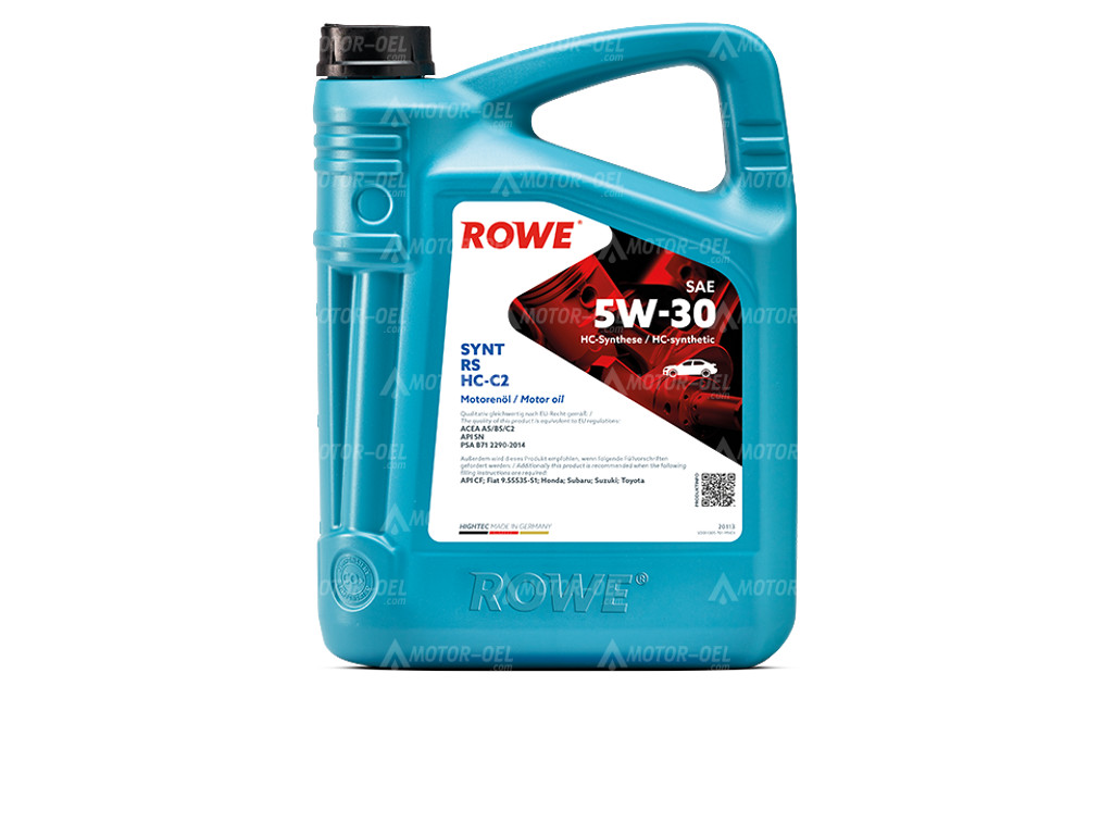 ROWE HIGHTEC SYNT RS SAE 5W-30 HC-C2, 40 Liter (8x5L), 20113