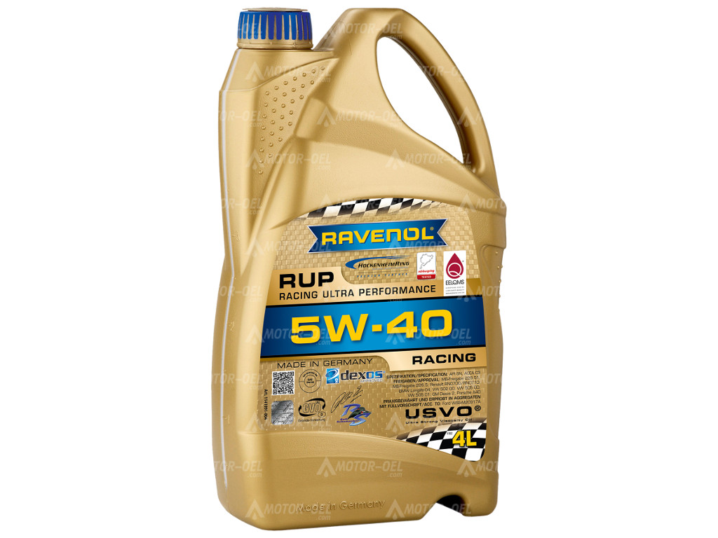 RAVENOL RUP Racing Ultra Performance SAE 5W-40, 4 Liter, 1141091