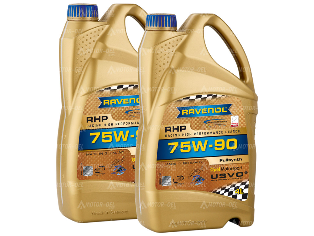 RAVENOL RHP Racing High Performance Gear SAE 75W-90 8 (2x4) Ltr.