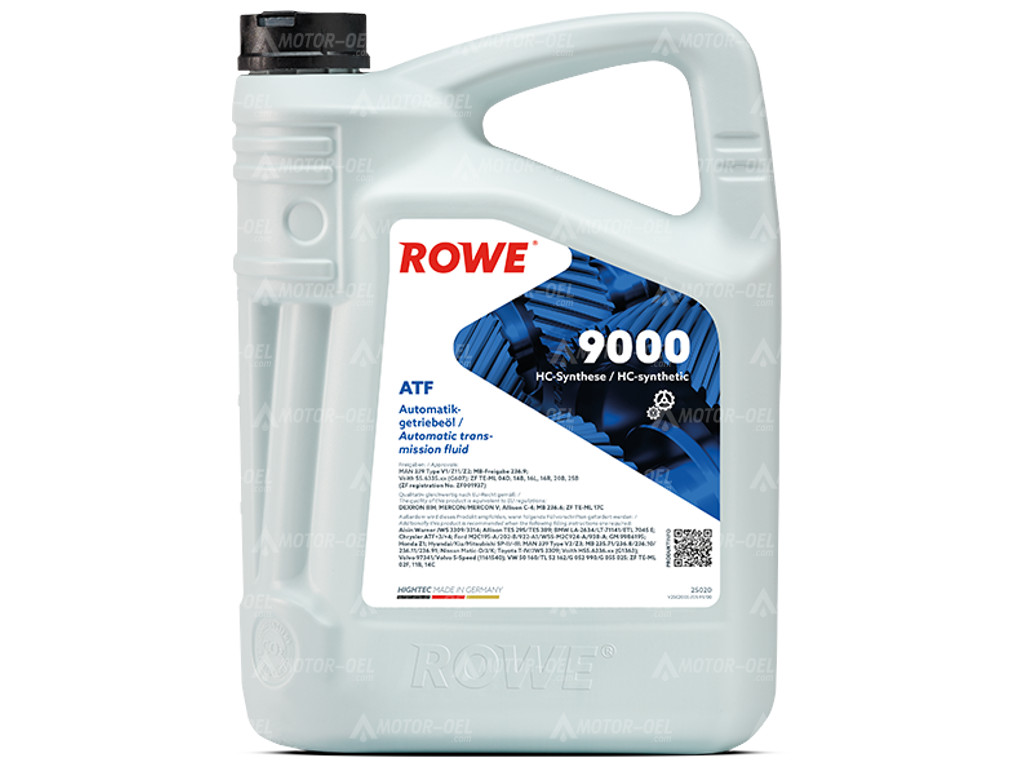 ROWE HIGHTEC ATF 9000, 5 Liter, 25020 ROWE HIGHTEC ATF 9000, 5 Liter, 25020