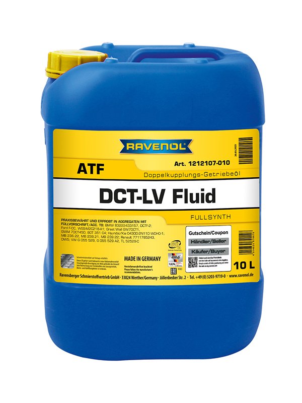 10 Liter RAVENOL DCT-LV Fluid 1212107
