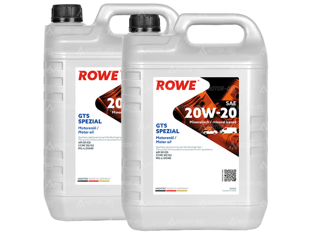 ROWE HIGHTEC GTS SPEZIAL SAE 20W-20, 10 Liter (2x5L), 20023