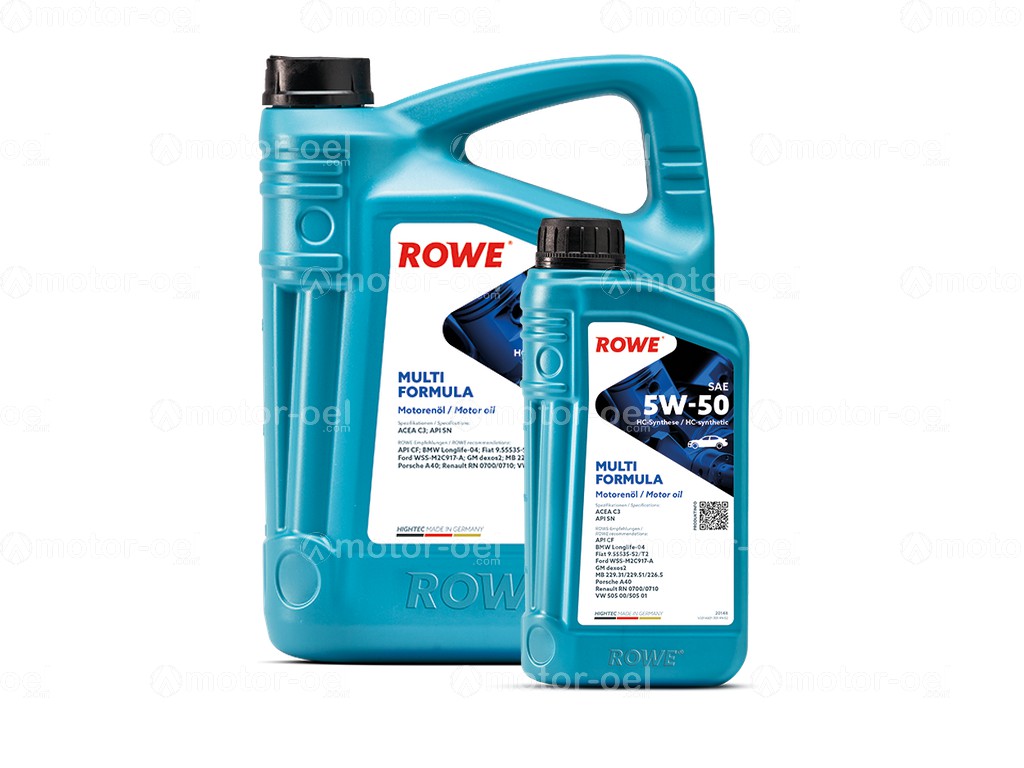 ROWE HIGHTEC MULTI FORMULA SAE 5W-50, 6 Liter (5L+1L), 20148