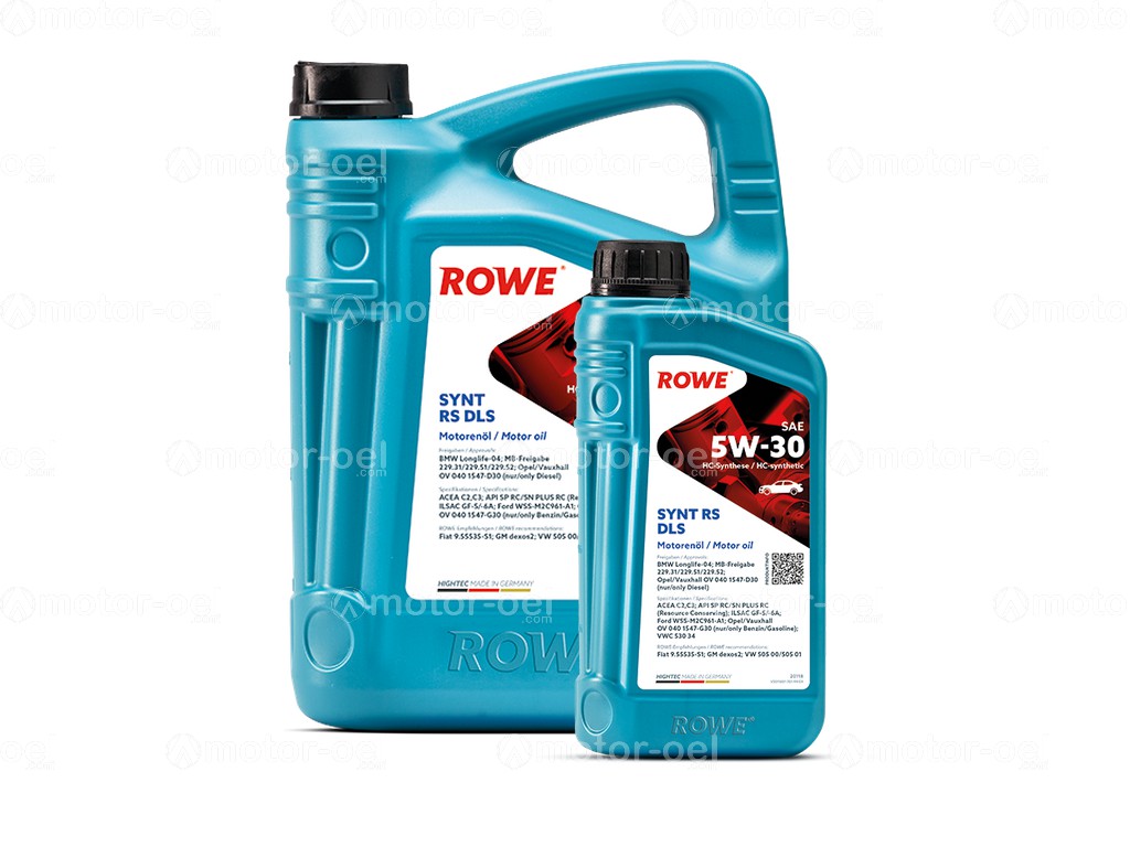 6 Liter (5L+1L) ROWE HIGHTEC SYNT RS DLS SAE 5W-30, 20118