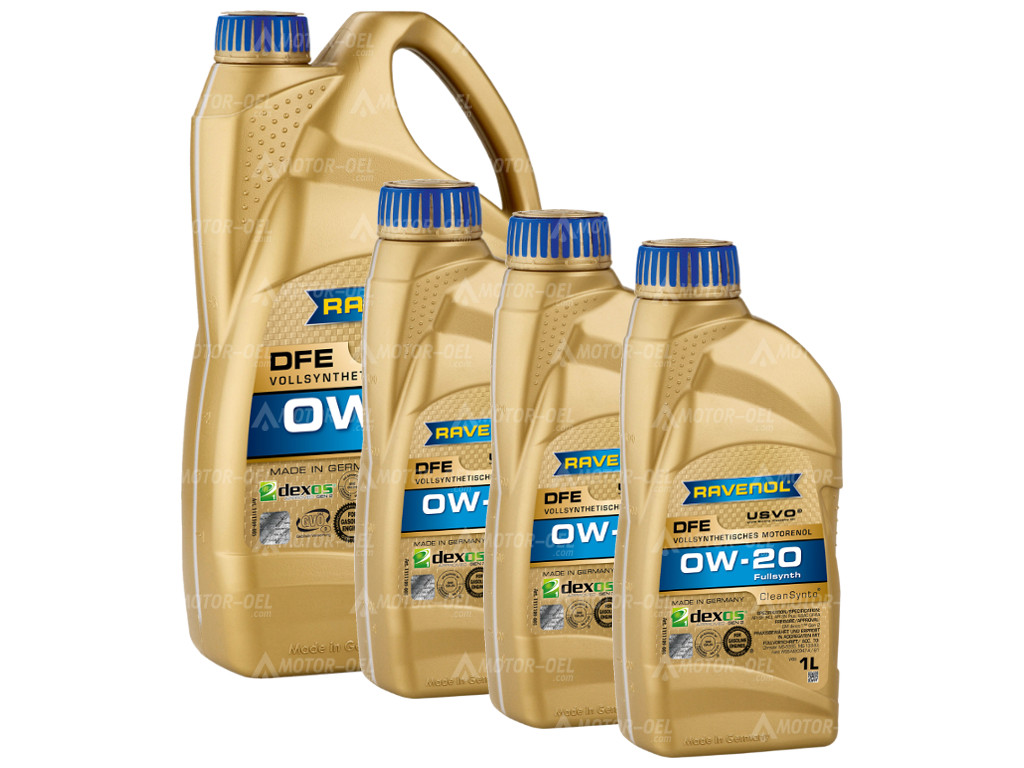 RAVENOL DFE SAE 0W-20   +USVO-Technologie 8 (5+3) Ltr.  RAVENOL DFE SAE 0W-20   +USVO-Technologie 8 (5+3) Ltr.