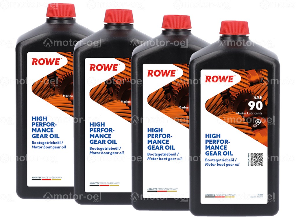 ROWE HIGHTEC HIGH PERFORMANCE GEAR OIL SAE 90, 4 Liter (4x1L), 25039