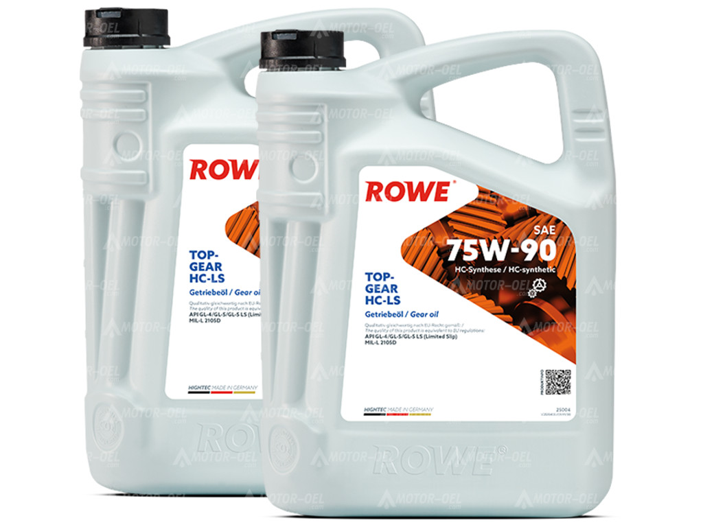 ROWE HIGHTEC TOPGEAR SAE 75W-90 HC-LS, 10 Liter (2x5L), 25004 ROWE HIGHTEC TOPGEAR SAE 75W-90 HC-LS, 10 Liter (2x5L), 25004