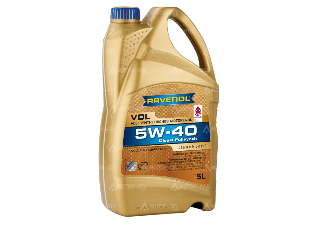 5 Liter RAVENOL VDL SAE 5W-40 1111132