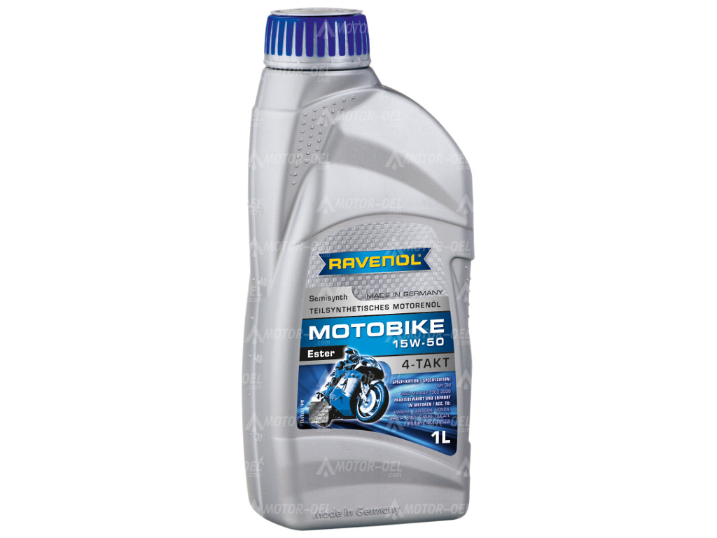 RAVENOL Motobike 4-T Ester SAE 15W-50 1 Ltr.