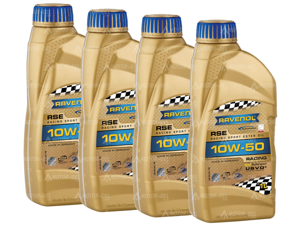 RAVENOL RSE Racing Sport Ester 10W-50 4 (4x1) Ltr.