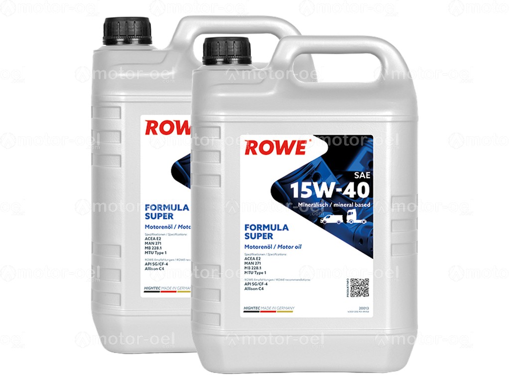ROWE HIGHTEC FORMULA SUPER SAE 15W-40, 10 Liter (2x5L), 20013