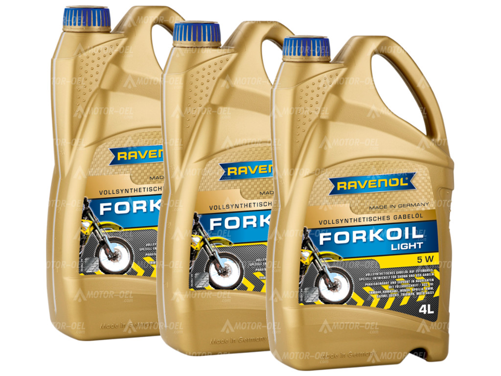 RAVENOL  Fork Oil  Light 5W 12 (3x4) Ltr.