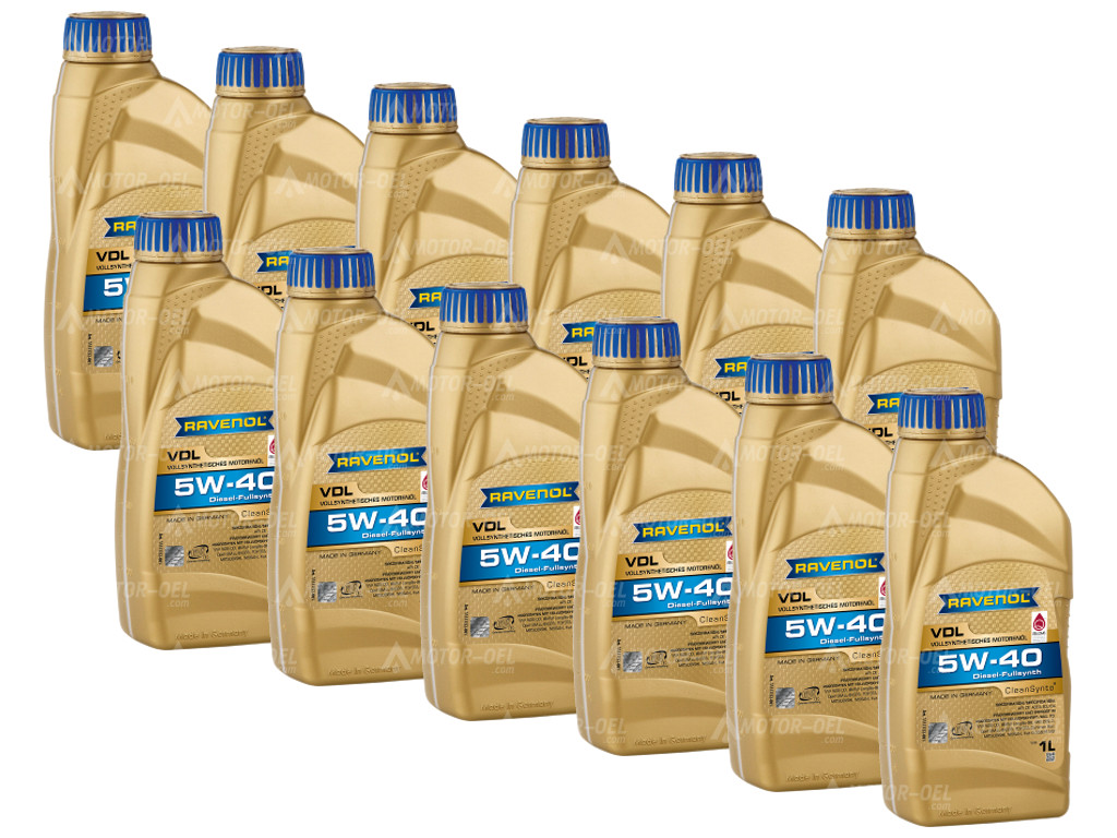 RAVENOL VDL SAE 5W-40 12 (12x1) Ltr.