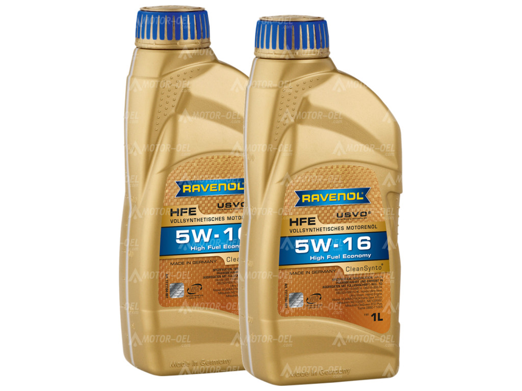 RAVENOL High Fuel Economy HFE SAE 5W-16, 2 Liter (2x1L), 1111104