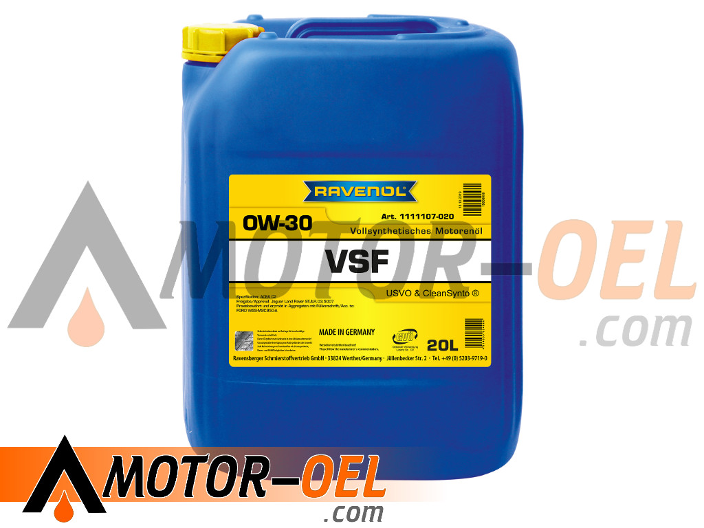 RAVENOL VSF SAE 0W-30, 20 Liter, 1111107