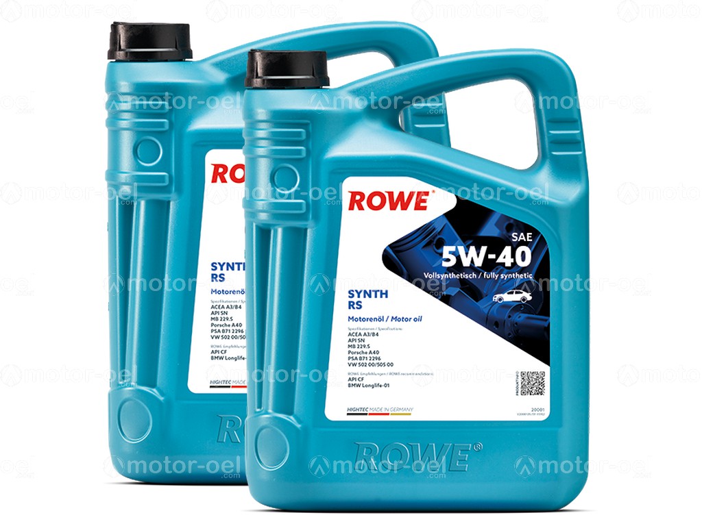 ROWE HIGHTEC SYNTH RS SAE 5W-40, 10 Liter (2x5L), 20001