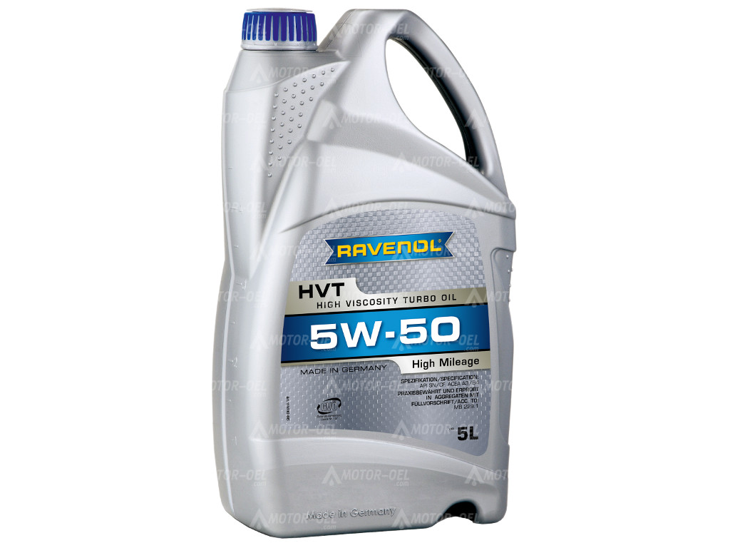 RAVENOL HVT High Viscosity Turbo Oil SAE 5W-50, 5 Liter, 1116102