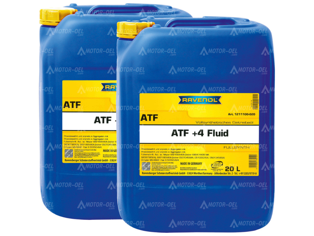 RAVENOL ATF+4® Fluid 40 (2x20) Ltr. RAVENOL ATF+4® Fluid 40 (2x20) Ltr.