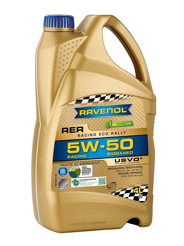 4 Liter RAVENOL Racing Eco Rallye RER SAE 5W-50, 1143102