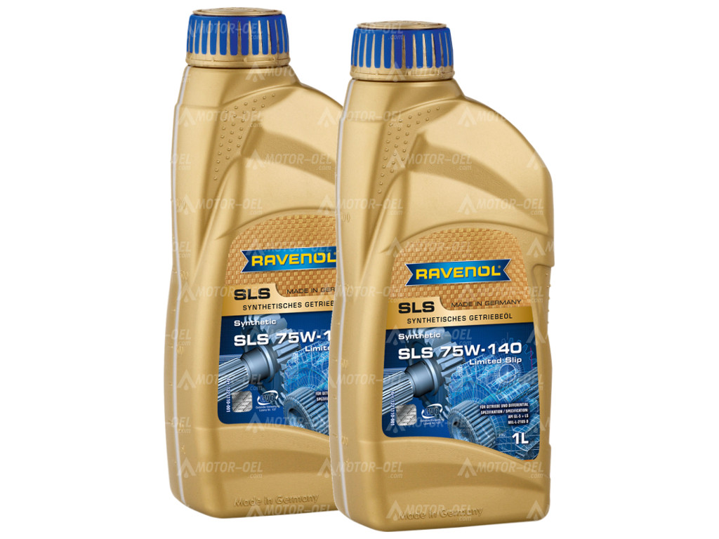 RAVENOL Getriebeoel SLS SAE 75W-140 GL 5 LS, 2 (2x1) Ltr.