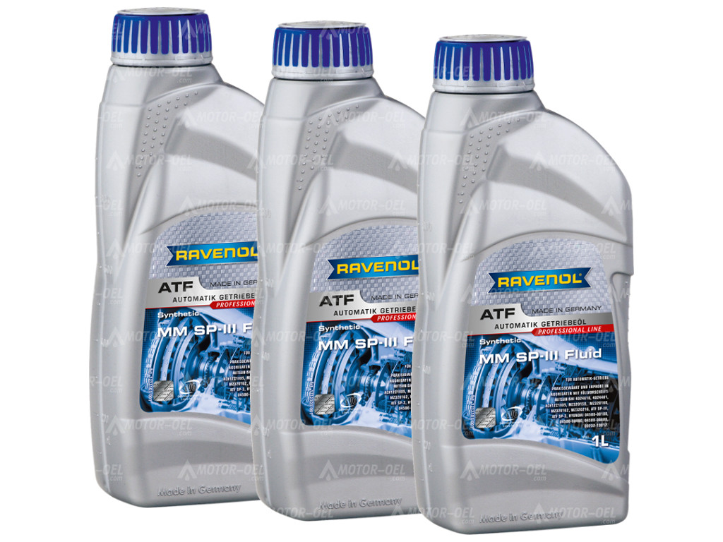 RAVENOL ATF MM SP-III Fluid 3 (3x1) Ltr. RAVENOL ATF MM SP-III Fluid 3 (3x1) Ltr.