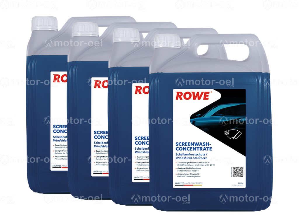 ROWE HIGHTEC SCREENWASH-CONCENTRATE, 20 Liter (4x5L), 21104