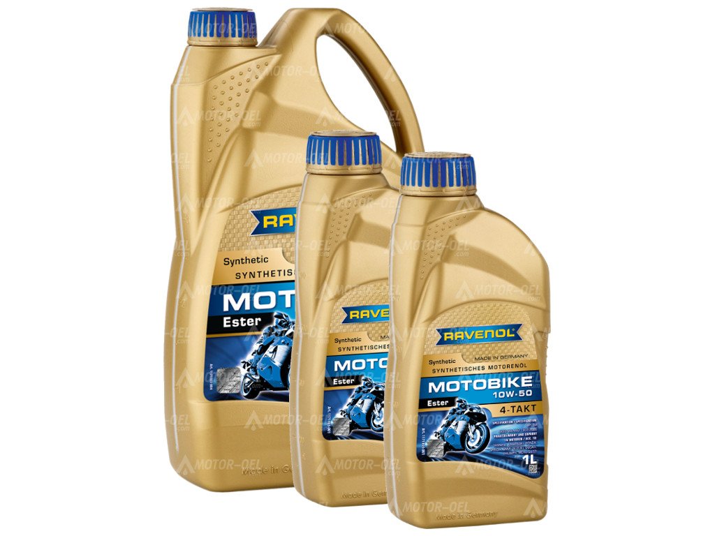 RAVENOL Motobike 4-T Ester SAE 10W-50 6 (4+2) Ltr.