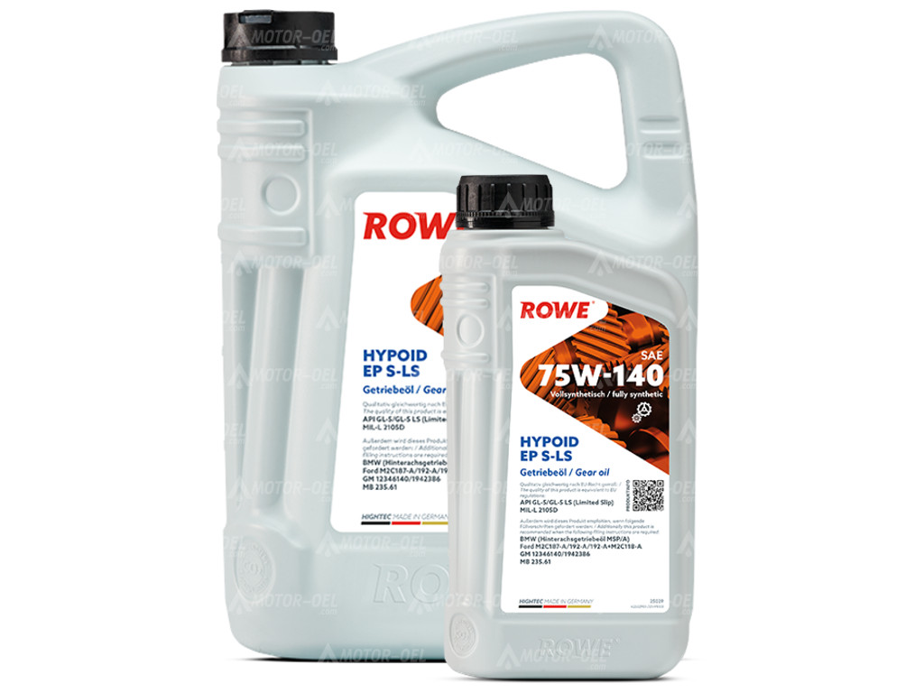 ROWE HIGHTEC HYPOID EP SAE 75W-140 S-LS, 6 Liter (5L+1L), 25029