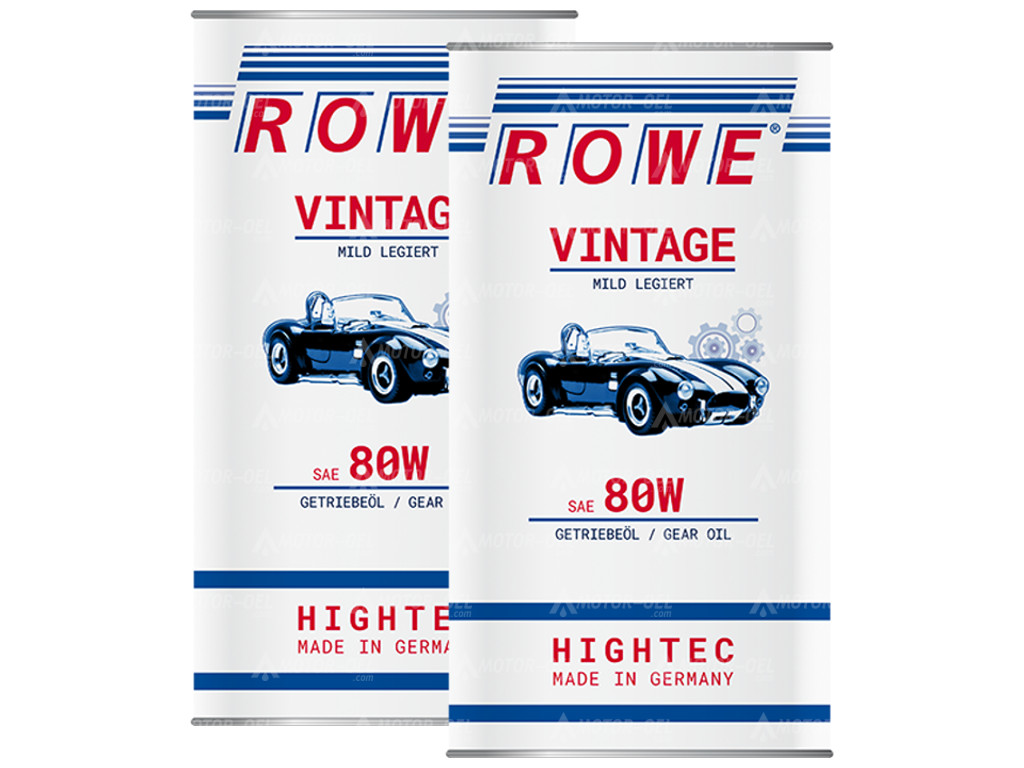 ROWE HIGHTEC VINTAGE SAE 80W, 10 Liter (2x5L), 25058 ROWE HIGHTEC VINTAGE SAE 80W, 10 Liter (2x5L), 25058