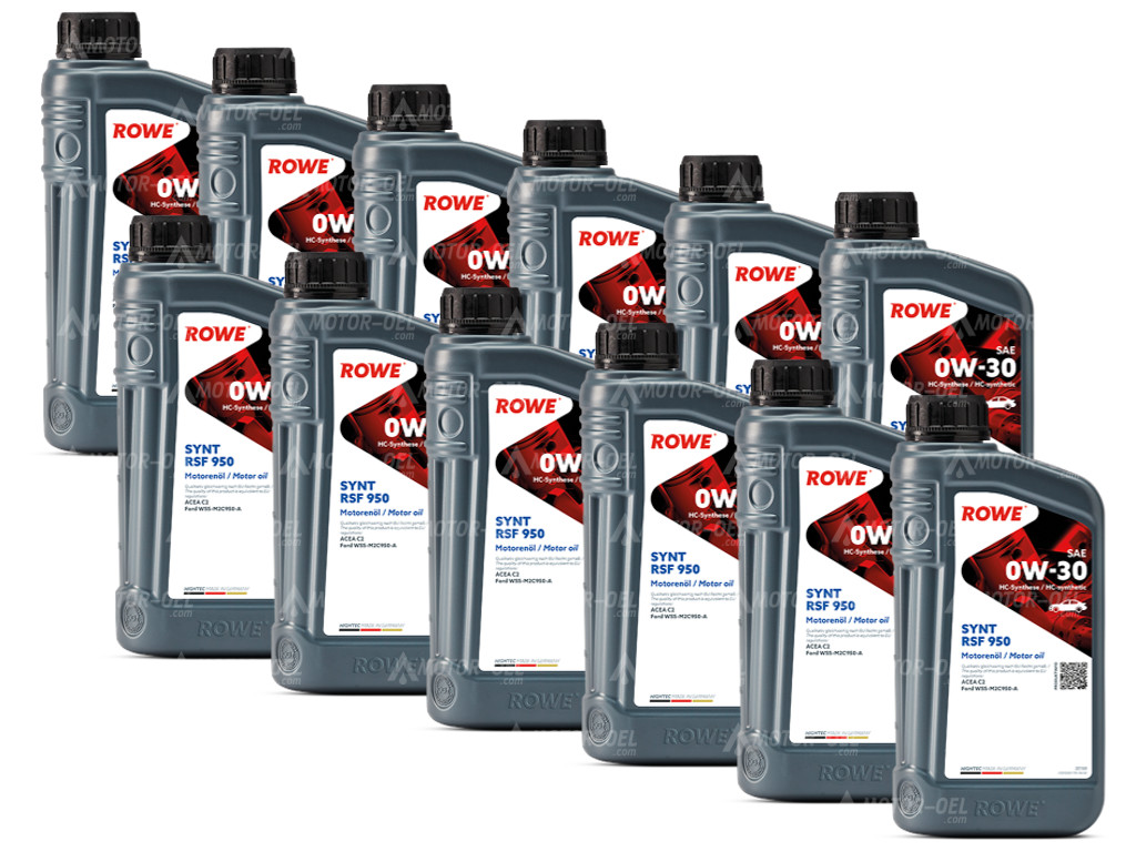 ROWE HIGHTEC SYNT RSF 950 SAE 0W-30, 12 Liter (12x1L), 20150