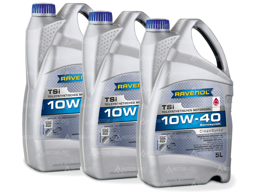 RAVENOL TSi SAE 10W-40 15 (3x5) Ltr. 