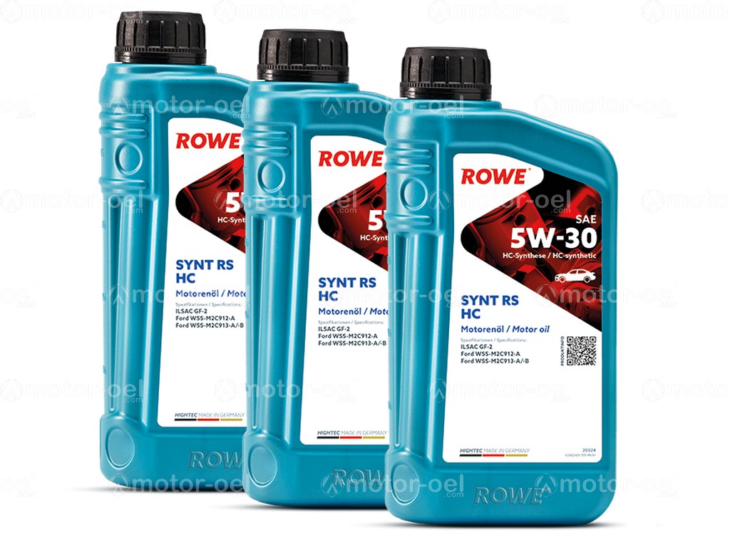 ROWE HIGHTEC SYNT RS SAE 5W-30 HC, 3 Liter (3x1L), 20024