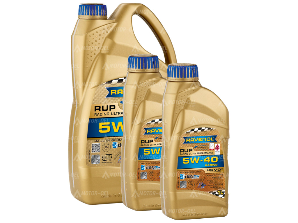 RAVENOL RUP Racing Ultra Performance SAE 5W-40, 7 Liter (5L+2L), 1141091 