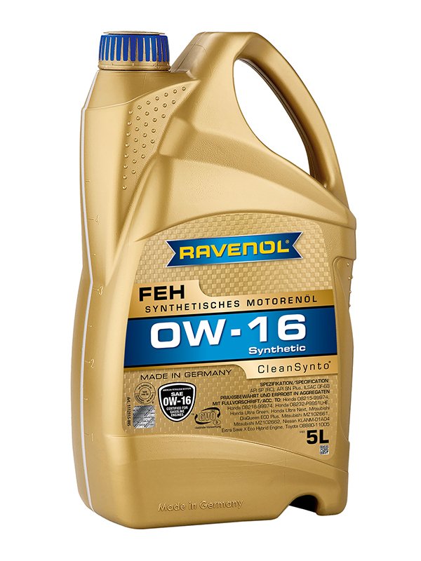 5 Liter RAVENOL FEH SAE 0W-16 Motoröl, 1112115 5 Liter RAVENOL FEH SAE 0W-16 Motoröl, 1112115