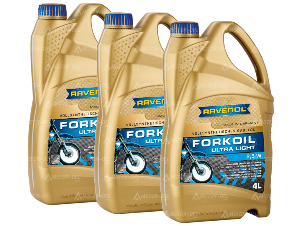 RAVENOL  Fork Oil Ultra Light 2,5W 12 Ltr. (3x4)