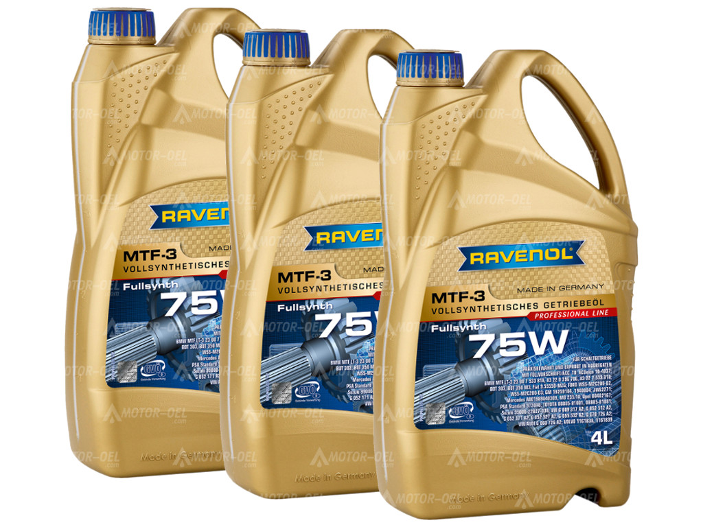 RAVENOL MTF-3 SAE 75W 12 Liter (3x4L) 1221104