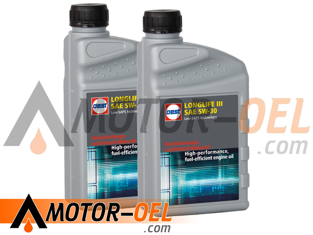 OEST Longlife III SAE 5W-30, 2 Liter (2x1L), 32339 OEST Longlife III SAE 5W-30, 2 Liter (2x1L), 32339