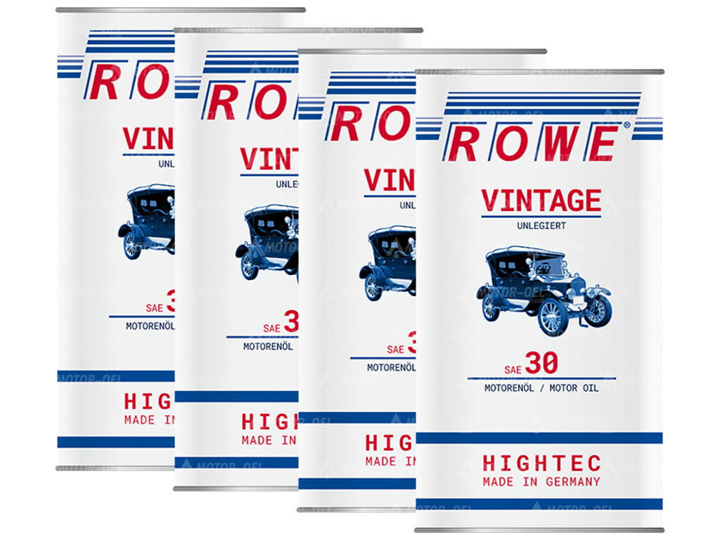 ROWE HIGHTEC VINTAGE SAE 30 UNLEGIERT, 20 Liter (4x5L), 20038