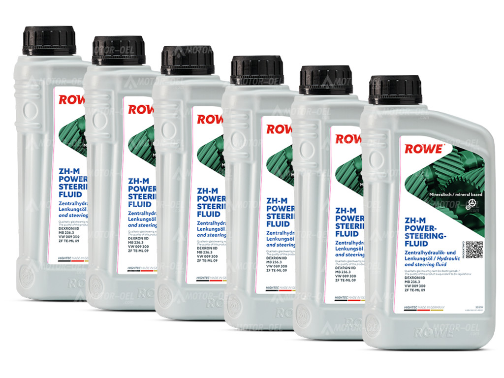 ROWE HIGHTEC ZH-M POWER-STEERING-FLUID, 6 Liter (6x1L), 30510